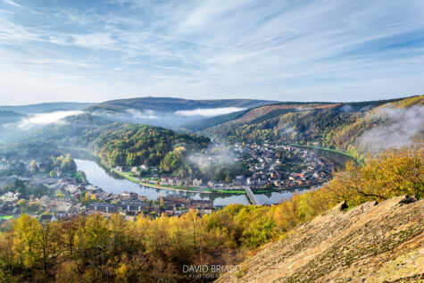 Monthermé from La Roche à 7 Heures viewpoint © David Briard