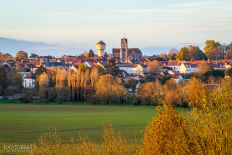 Chaumes-en-Brie dans le soleil d'automne © David Briard