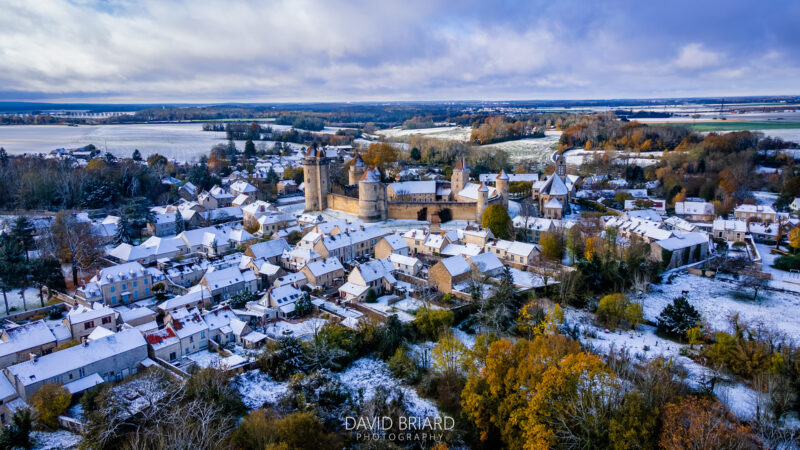 Snowfall at Blandy-les-Tours © David Briard