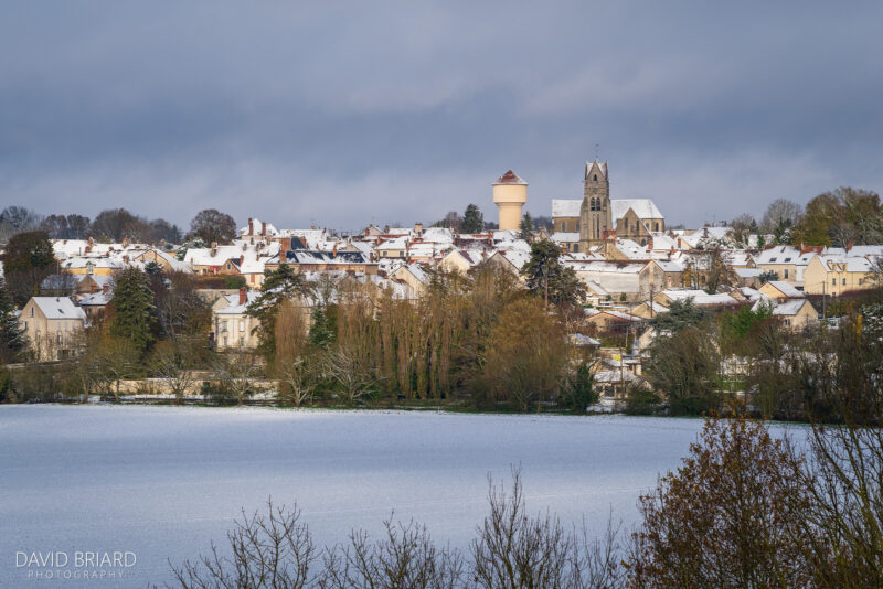 Chaumes-en-Brie under the snow © David Briard