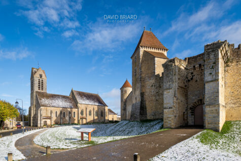 Snowfall at Blandy-les-Tours © David Briard